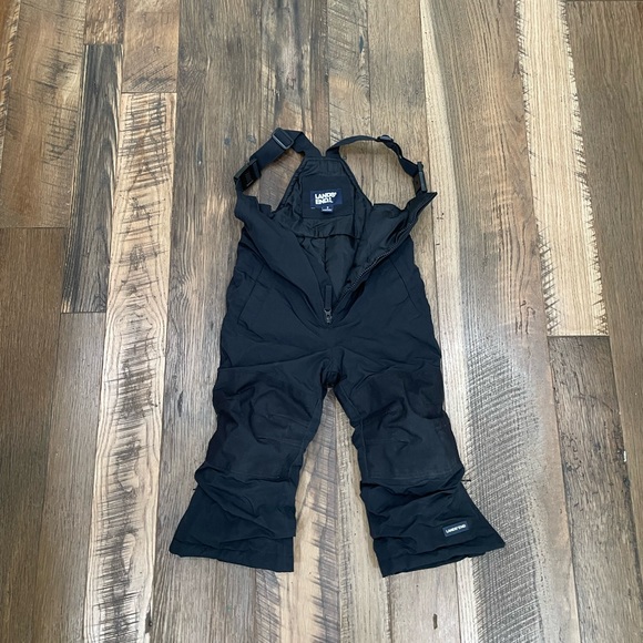 Lands End Snow bibs & Gloves mittens boy 3T - Picture 2 of 10